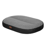 Hobbydog čiužinys Oval Dark Grey Ekolen M, 70x50 cm