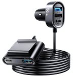 &bdquo;Joyroom&ldquo; automobilinis įkroviklis 2xPD + 2xQC3.0 72W 1.5m juodas (JR-CL05)