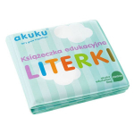 AKUKU Mink&scaron;ta edukacinė vandens knygelė kūdikiams raidės