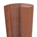 Dvipusė sodo tvora, ruda, 90x400cm
