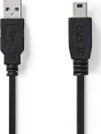 Kabelio USB jungtis - mini USB jungtis, 2 m
