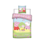 Vaiki&scaron;kas patalynės komplektas Peppa Pig, 100x135, 2 dalių, Patalynės komplektas