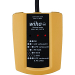 Lizdų testeris 230 V AC Wiha CAT II