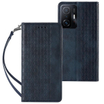 Hurtel Magnet Strap Case skirtas Xiaomi Redmi Note 11 Pro, mėlynas