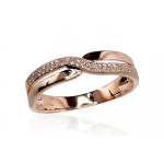 Auksinis žiedas moterims Diamond Sky Joanna V 4752263018440, 18, 2.98 gr.