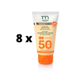 Apsauginis losjonas nuo saulės su morkų ekstraktu margarita SPF50, 50ml x 8 vnt pakuotė