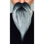 Netikra barzda, pilkos spalvos