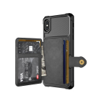 Beep Wallet skirtas iPhone Xs Max, juodas
