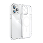 Magnetinis dėklas iPhone 14 Plus, suderinamas su MagSafe, skaidrus