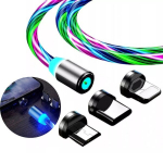 LED, Micro USB/Type-C/iPhone Lightning, 1m