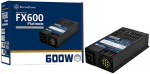 Silverstone Fx600 Platinum 600w Flex Atx maitinimo blokas