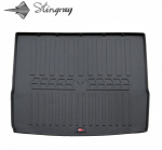 Guminis bagažinės kilimėlis FORD Focus II C307 2004-2011 (universal) black /6007061