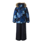 Huppa Žieminis komplektas WINTER, blue pattern/ navy, 104