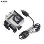 SJCam Originalus SJ8 Air Plus Pro Wi-Fi vandeniui atsparus korpusas su įmontuotu 12-38V įkrovikliu motociklui