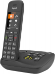 &bdquo;Gigaset C575A&ldquo;, belaidis telefonas su atsakikliu, didelis spalvų ekranas su dabartine vartotojo sąsaja, adresų knyga 200 kontaktų, &bdquo;Jumbo&ldquo; režimas - skambučių apsauga nuo nepageidaujamo, juodos spalvos
