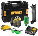Kryžminis lazerinis nivelyras DeWalt DCLE34031D1-QW, 18 V, su akumuliatoriumi