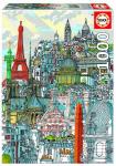 Dėlionė Educa Carlo Stanga Paris, 1000 detalių