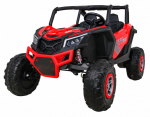 Vienvietis elektromobilis Buggy UTV-MX, raudona
