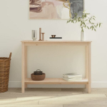 Konsolinis staliukas, 110x40x80cm, pu&scaron;ies medienos masyvas
