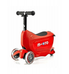 Triratis paspirtukas Micro Mini2go Deluxe - Red