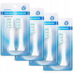 Elektrinio dantų &scaron;epetėlio antgalis Berdsen B3/b4 Sonic Toothbrush Heads - 8 pcs