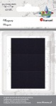 Juodi lipnūs stačiakampiai magnetukai, 12.7x25 mm
