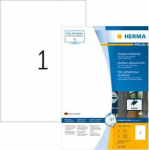Herma 9543 Etiketės, 210x297mm, Polietileno Plėvelė, Baltos, 40 vnt.