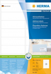 Herma 4267 baltos lipnios etiketės spausdinimui, A4 formatas