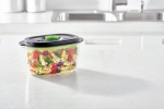 FoodSaver FFC022X indas maistui laikyti Ovalus &bdquo;Box&ldquo; 1,2 L Juoda, Permatomas 1 vnt