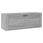 Spintelė batams, Apdirbta mediena, 100x35x38cm, pilka ąžuolo spalva