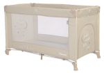 Kelioninė lovytė-maniežas Lorelli Noemi 1 Layer, Fog Beige Star