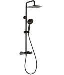 Du&scaron;o komplektas Valvex Diya Black, termostatinis, juodas matinis