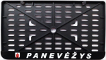 Valstybinio numerio rėmelis lengvosioms ir sunkiasvorėms transporto priemonėms, priekaboms Panevėžys Virbantė 300 x 150 mm, 1 vnt.
