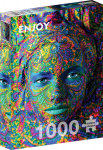 Dėlionė Enjoy Puzzle Moteris su spalvotu meno makiažu 1000 vnt., 1000 vnt.