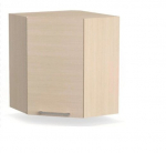 Pakabinama kampinė spintelė Modena MD10, 60 cm, ruda