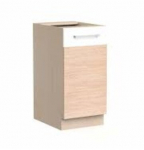 Pastatoma spintelė Modena MD27, 40 cm, ruda/balta