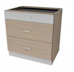 Pastatoma spintelė Modena MD28, 80 cm, ruda/balta