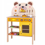Žaislinė medinė virtuvėlė Bear XXL