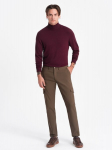 Laisvalaikio kelnės vyrams Ombre Clothing, smėlio spalvos