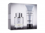 Kosmetikos rinkinys Montblanc Explorer Platinum vyrams: kvapusis vanduo EDP, 60 ml + du&scaron;o želė, 100 ml
