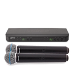 2 bevielių mikrofonų sistema Shure BLX288E/B58-K3E