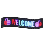 83,5 &times; 20 cm programuojamas P5 Full Color LED ženklas