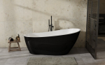 Vonia Besco Melody Black&White, 150 x 80 cm, su baltais dangteliais