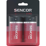Alkalinės baterijos D tipo 1.5V Sencor, 2 vnt.