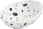 Praustuvas Mexen Elza, White Stone Terrazo