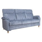 Sofa Home4you Ingrid pilkai melsva 3 vietų moderni auk&scaron;ta atlo&scaron;as