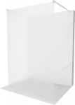 Walk-in du&scaron;o sienelė Mexen Kioto, Brushed nickel, matinis, 100 x 200 cm