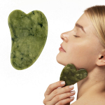 GUA SHA žadeito akmens veido masažuoklis
