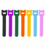 Daugiafunkciniai Velcro tvirtinimo dirželiai Bradas TC, 10 x 100 mm, 20 vnt, multicolour