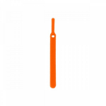 Daugiafunkciniai Velcro tvirtinimo dirželiai Bradas TL, 10 x 100 mm, 10 vnt, orange